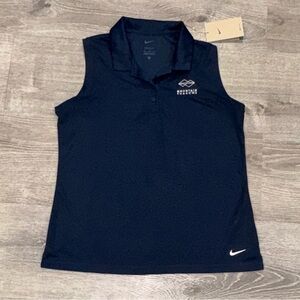 NWT NIKE DRI FIT VICTORY GOLF TENNIS POLO BLUE MOUNTAIN SHADOWS SCOTTSDALE AZ M